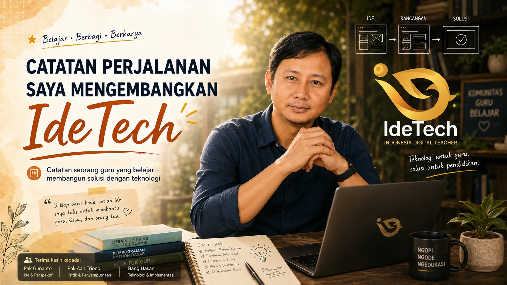 Catatan Perjalanan Saya Mengembangkan IdeTech